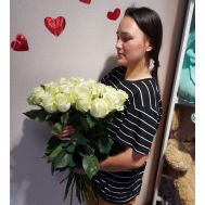 Букет белые розы