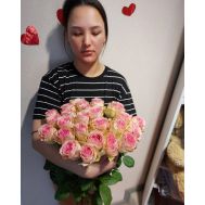 Нежные розы 25 шт