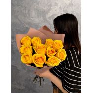 Жёлтые розы 11 шт